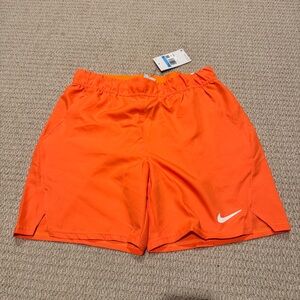 NWT Nike Orange Men's Shorts size Medium unlined